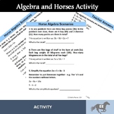 Algebraic Expressions (Horse Scenarios)