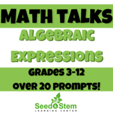 Algebraic Expressions Math Talks