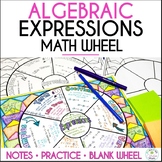 Algebraic Expressions (Parts of and Evaluating) Guided Not