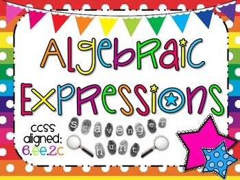 algebraic expression clipart