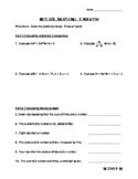 Evaluating Algebraic Expressions Worksheet | Teachers Pay ...