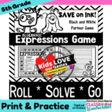 Algebraic Expressions Game : 5th Grade Center : Math Revie