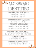 Algebraic Identities Poster