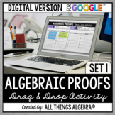 Algebraic Proofs Drag and Drop (SET 1): DIGITAL VERSION (f