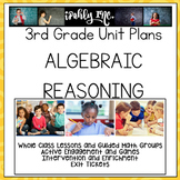 3rd Grade Lesson Plans Algebraic Reasoning 3.4K 3.5A 3.5B 