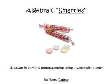Preview of Algebraic "Smarties" - A Lesson in Variable Understanding