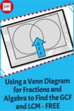 Using a Venn Diagram for Fractions and Algebra to Find the