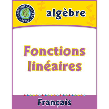 Preview of Algèbre: Fonctions Linéaires An. 6-8