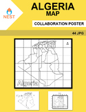 Algeria Map Collaboration Poster