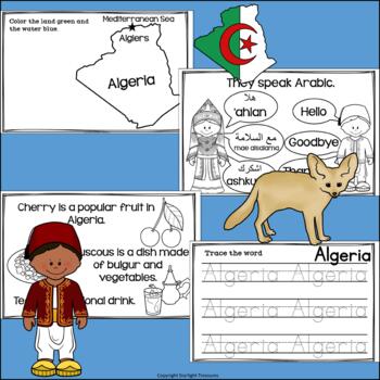 Algeria Fact Sheet for Early Readers