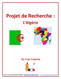 Algeria Research Project for Advanced French Classes