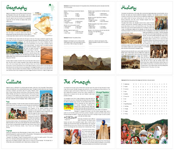 Algeria (country study) by Thematic Worksheets TPT