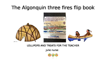 Preview of Algonquin Native American Tribes Flip Book