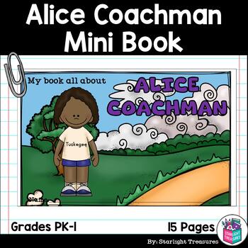 Preview of Alice Coachman Mini Book for Early Readers: Black History Month