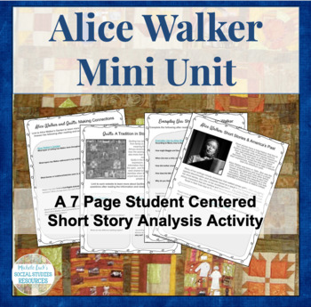 Preview of Alice Walker Mini Unit w/ Student Guide for Everyday Use