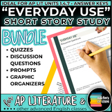Preview of Everyday Use | Walker | Short Story Unit BUNDLE | HS English and AP Literature