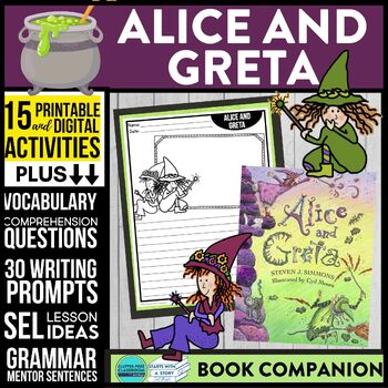 Preview of ALICE AND GRETA activities READING COMPREHENSION - Book Companion read aloud
