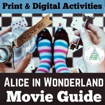 Preview of Alice in Wonderland (1951)  | Movie Viewing Guide | Digital & Print Worksheets
