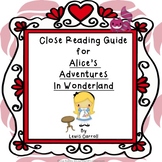 Alice in Wonderland by Lewis Carroll: Close Reading Novel 