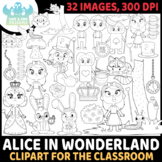 Alice in Wonderland Digital Stamps (Lime and Kiwi Designs)