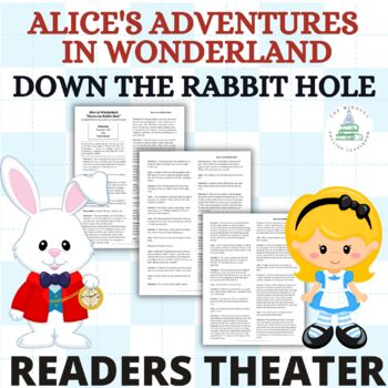 Preview of Alice in Wonderland | Down the Rabbit Hole | Readers Theater Script