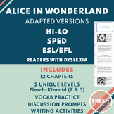 Alice in Wonderland | Hi-Lo Adapted Versions for ELL/ESL, 