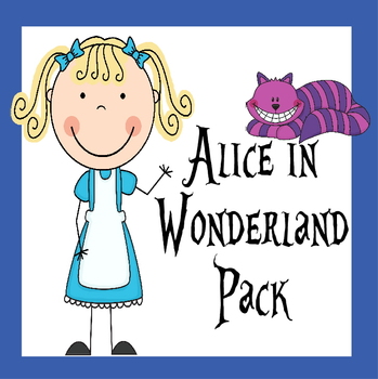 Preview of Alice in Wonderland Literature Based Pack (Special Ed, Preschool, Kindergarten)