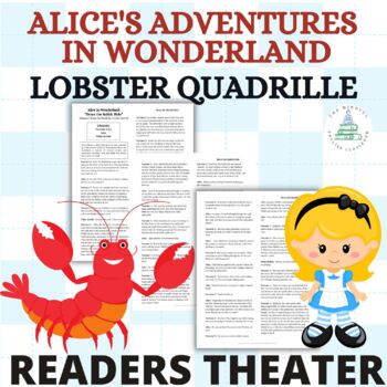 Preview of Alice in Wonderland | Readers Theater Script | The Lobster Dance | Theater Arts