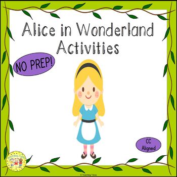 Preview of Alice in Wonderland Activities