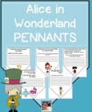 Alice in Wonderland pennant flag banner