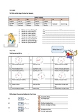 Alice in Wonderland time and clock worksheet plus solutions