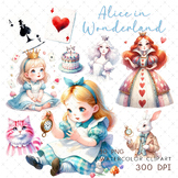 Alice in wonderland  30 high-quality PNG clipart images