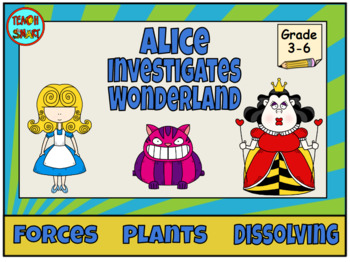 Preview of Alice investigates Science in Wonderland