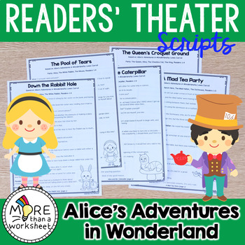 Preview of Alice's Adventures in Wonderland--13 Readers' Theater Scripts