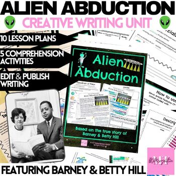 Preview of Alien Abduction Creative Writing Project & Mentor Texts