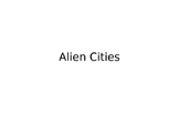 Alien Cities Art Lesson