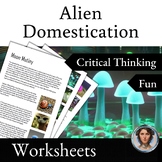 Alien Domestication Worksheets | FUN Application of Artifi