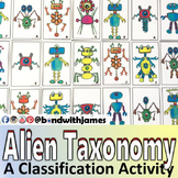 Alien Taxonomy - A Classification Card Sort Activity