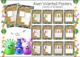 Alien Wanted Posters