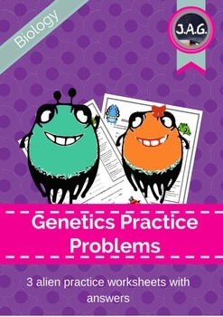 Alien genetics - punnett square worksheets by JAG Education | TpT