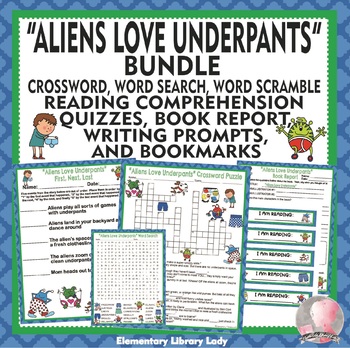Teacher's Pet » Aliens Love Underpants Word Mat