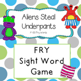 Sight Word Game ~ Aliens Steal Underpants