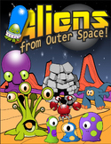 Aliens and Creatures from Outer Space Clip Art Pack