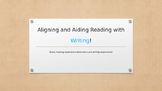 Align Reading & Writing - Based on Empowering Writers Training