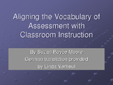 Aligning the Vocabulary of the Test with Instruction