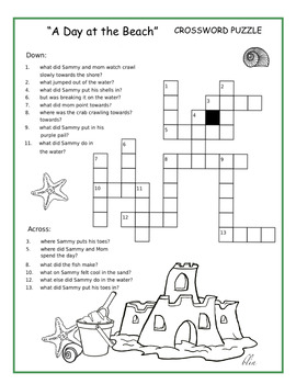 Preview of Aligns with TEKS 2nd grade. Mid-Level Story with Crossword Puzzle, Word Search a