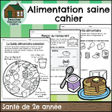 Alimentation saine cahier (Grade 2 FRENCH Ontario Health)