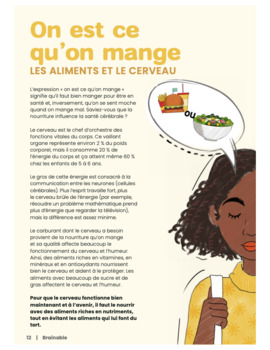 Preview of Alimentation saine et le cerveau / Healthy Eating and the Brain (French)