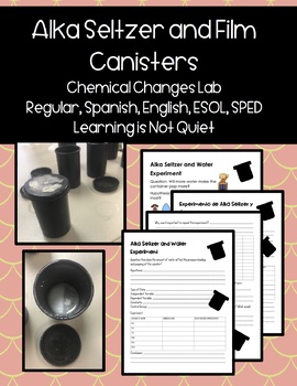 Preview of Alka Seltzer, Film Canister Lab, Pressure, Reactions (English, Spanish, SPED)
