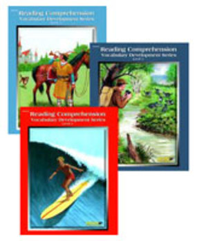 Preview of All 3 Level 3 Reading Comprehension and Vocabulary Development Books PDFs